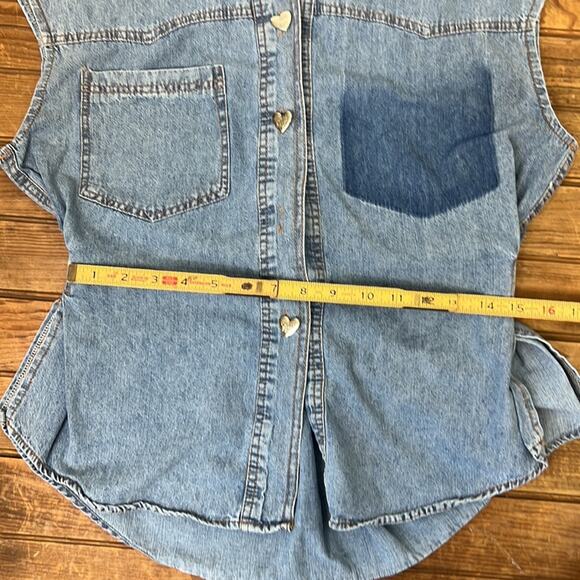Women’s Human Made sleeveless denim top size medium - Picture 7 of 9